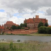 Die Burganlage von Marienburg, der größte Bachsteinbau Europas