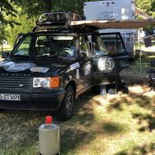 Unser letzter Campingplatz der Rallye in Szczecin - noch einmal Grillen & Chillen