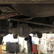 Einmal abschmieren bitte - die nicht ganz so schmucke Unterseite vom Nobel-Hobel