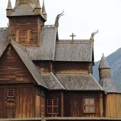 Man sieht, dass die Wikinger auch beim Bau der Kirchen Ihren Schiffbau berücksichtigten