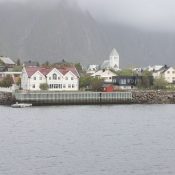 Einfahrt nach Svolvær auf den Lofoten