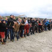 60 von 250 Teams haben die erste Runde gepackt, wir auch, Runde 2 (Tauziehen) war dann Endstation für uns