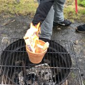 4 Klötzchen brennen, ein voller Erfolg